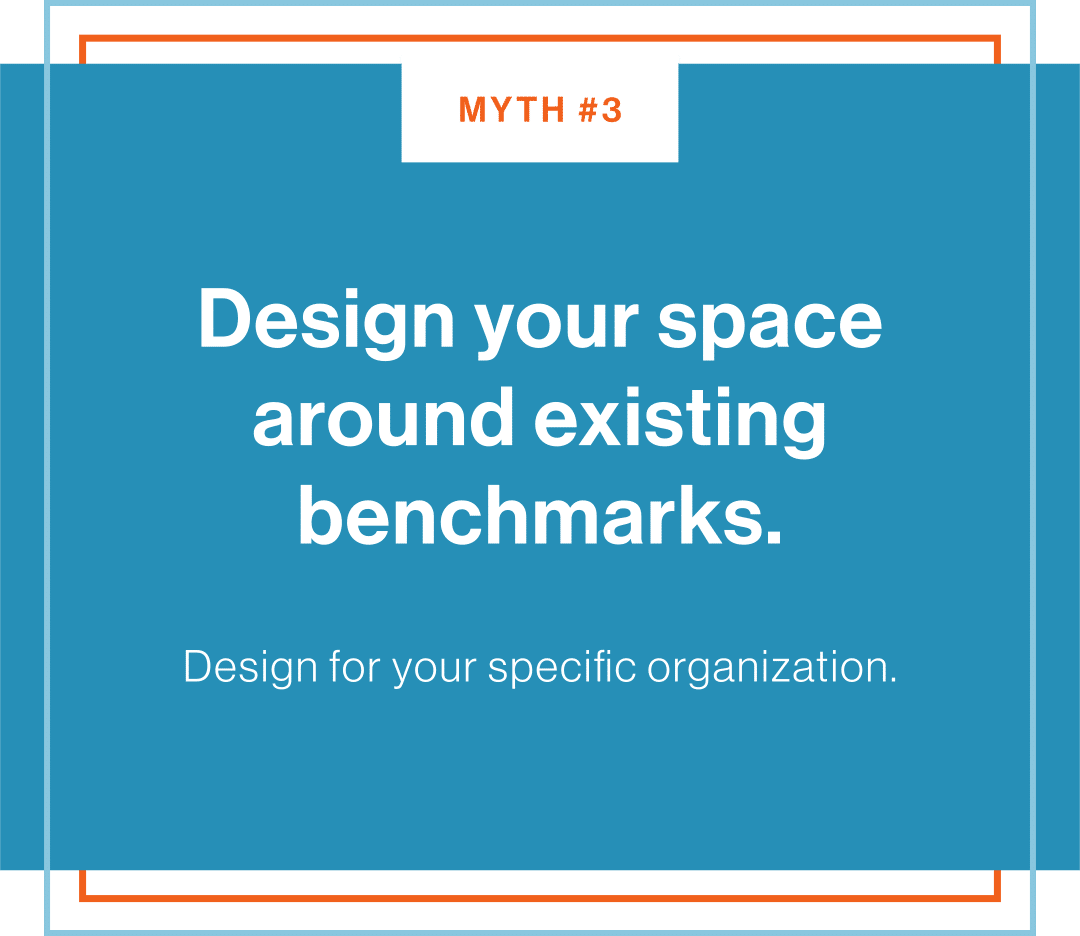 Design your space around existing benchmarks