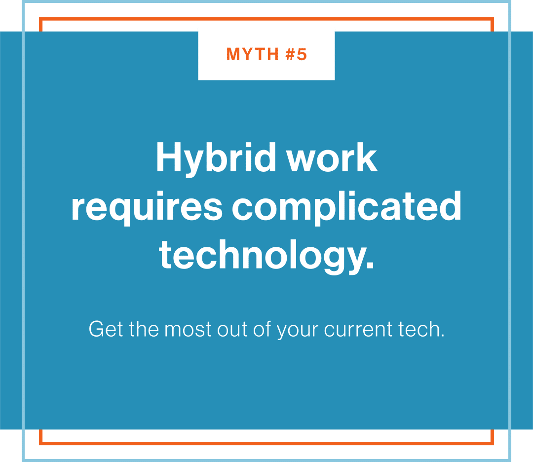 Hybrid work requires complicated technology