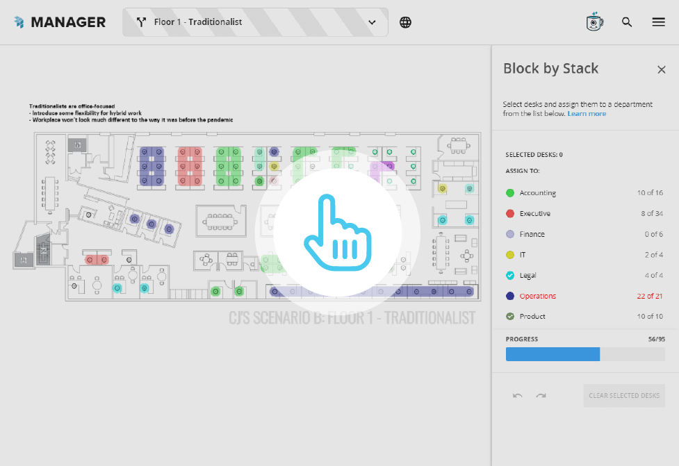 Block and stack planning product tour